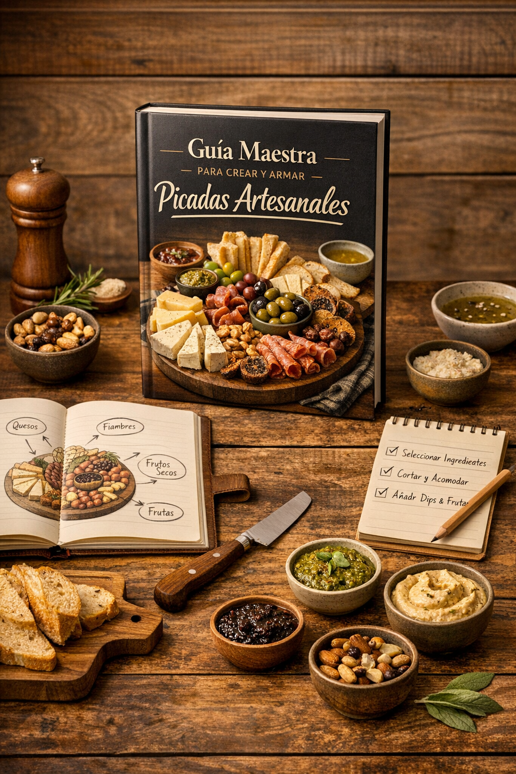Guia Maestra para crear y Armar Picada Artesanal